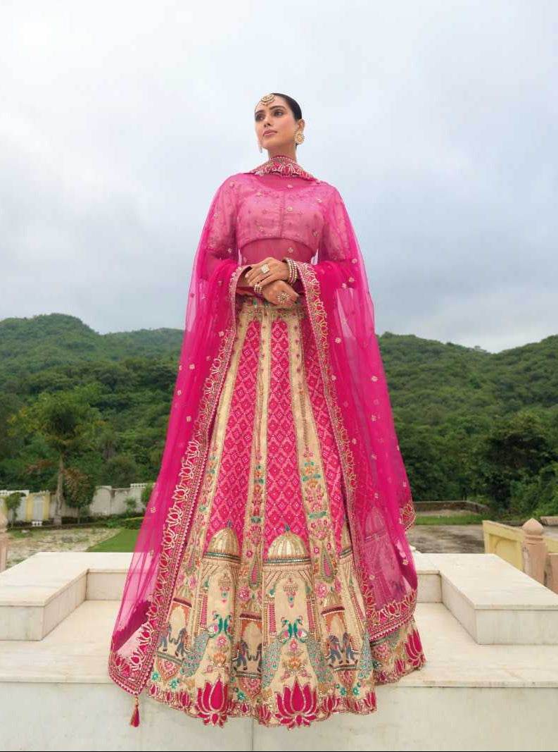 Silk Embroidered Lehenga for Elegant Traditional Wear - MYLUXURY LANE ENTERPRISE